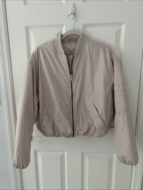 PacSun Women's Pale Taupe Bomber Jacket